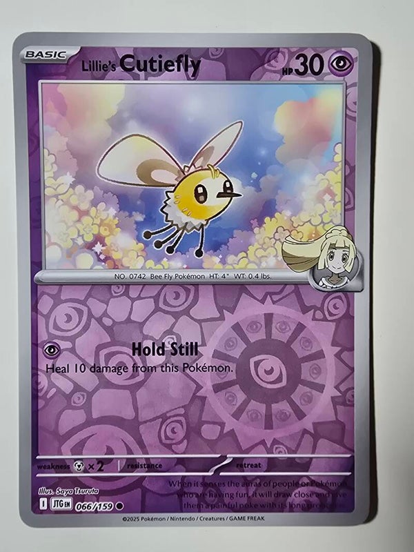 LILLIE'S CUTIEFLY (JOURNEY TOGETHER 066/159) (REVERSE HOLO) (POKÉMON) (TRADING CARD)