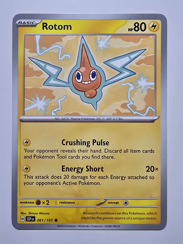 ROTOM (SURGING SPARKS 061/191) (TRADING CARD)