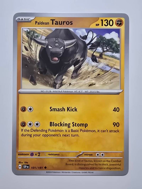 PALDEAN TAUROS (SURGING SPARKS 101/191) (TRADING CARD)
