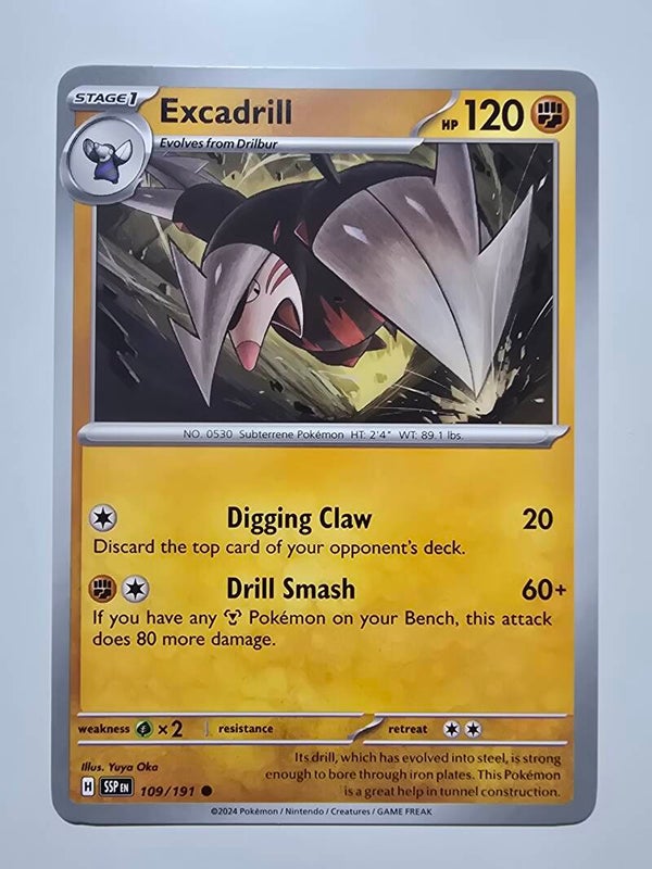 EXCADRILL (SURGING SPARKS 109/191) (TRADING CARD)