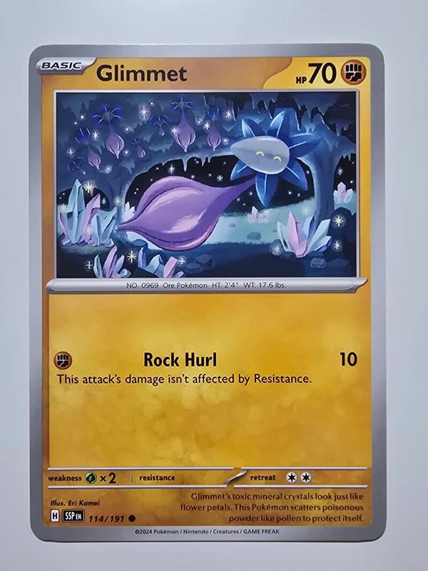 GLIMMET (SURGING SPARKS 114/191) (TRADING CARD)