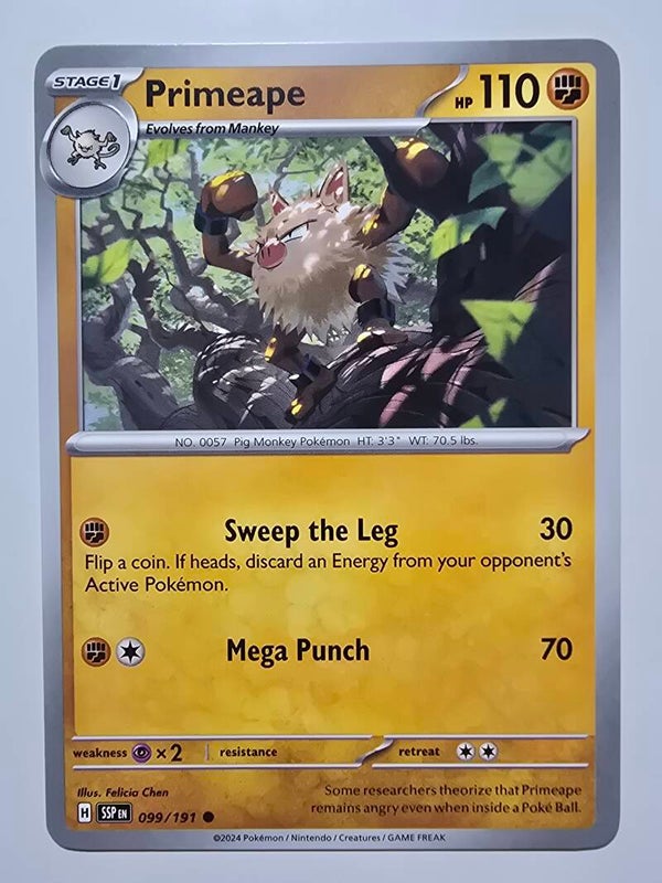 PRIMEAPE (SURGING SPARKS 099/191) (TRADING CARD)