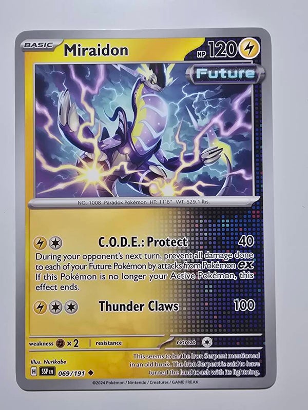 MIRAIDON (SURGING SPARKS 069/191) (TRADING CARD)
