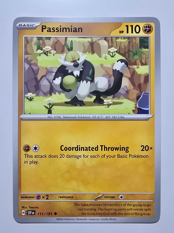 PASSIMIAN (SURGING SPARKS 111/191) (TRADING CARD)