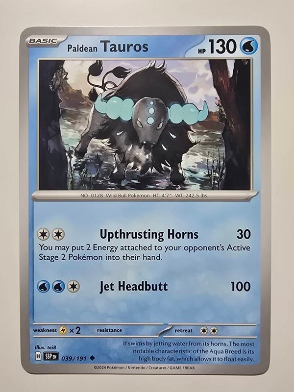 PALDEAN TAUROS (SURGING SPARKS 039/191) (TRADING CARD)