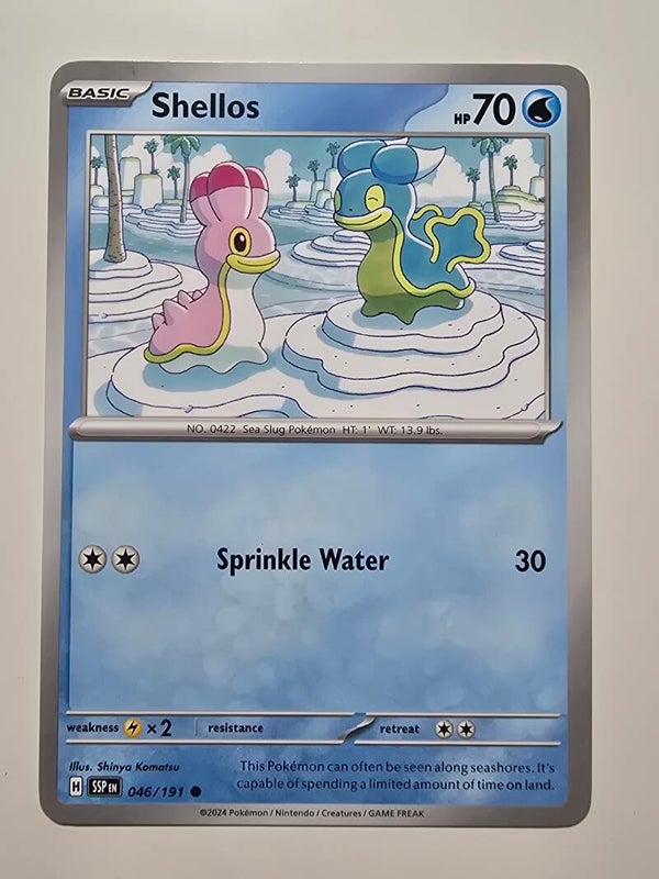 SHELLOS (SURGING SPARKS 046/191) (TRADING CARD)