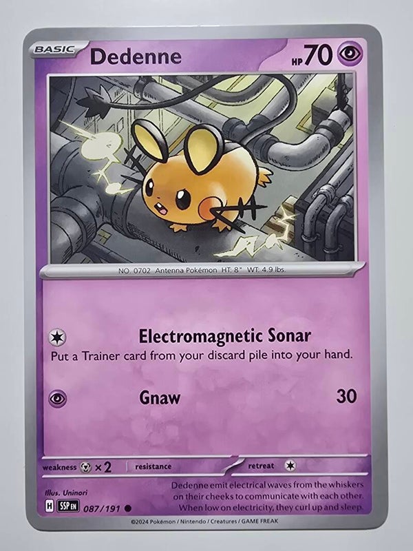 DEDENNE (SURGING SPARKS 087/191) (TRADING CARD)