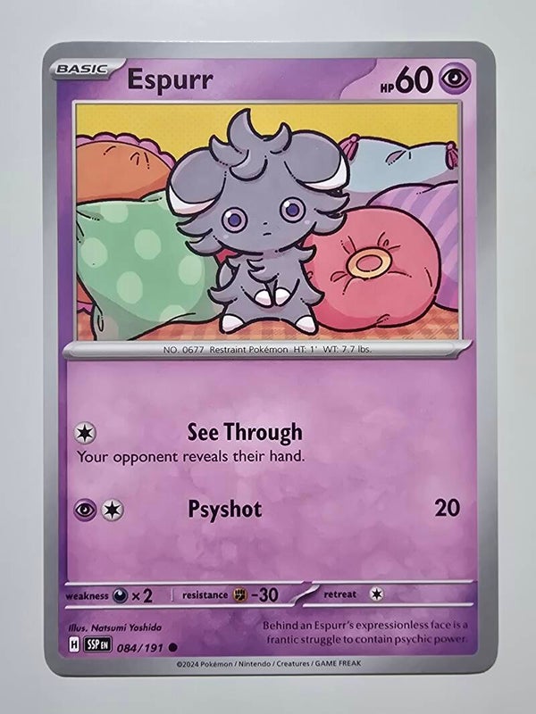 ESPURR (SURGING SPARKS 084/191) (TRADING CARD)