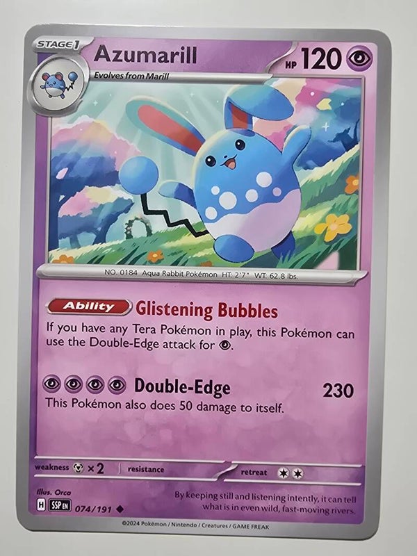 AZUMARILL (SURGING SPARKS 074/191) (TRADING CARD)