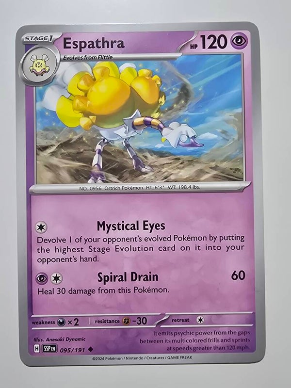 ESPATHRA (SURGING SPARKS 095/191) (TRADING CARD)