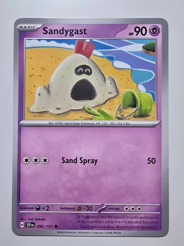 SANDYGAST (SURGING SPARKS 090/191) (TRADING CARD)