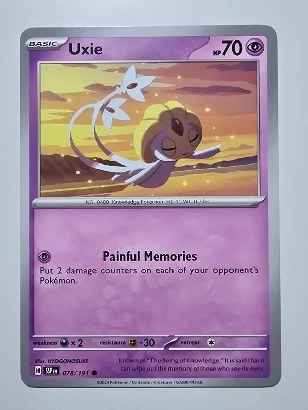 UXIE (SURGING SPARKS 078/191) (TRADING CARD)