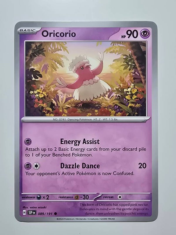 ORICORIO (SURGING SPARKS 089/191) (TRADING CARD)