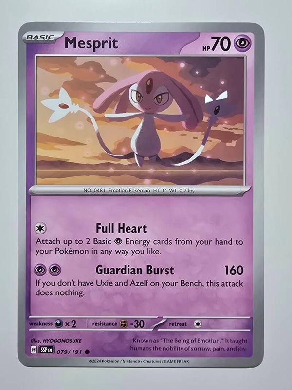 MESPRIT (SURGING SPARKS 079/191) (TRADING CARD)