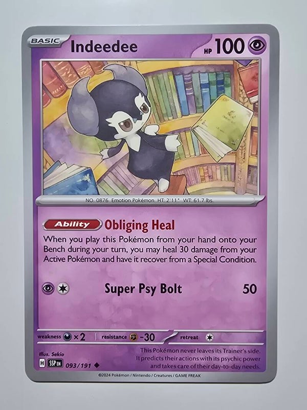 INDEEDEE (SURGING SPARKS 093/191) (TRADING CARD)