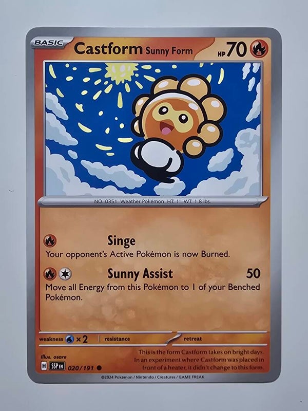 CASTFORM SUNNY FORM (SURGING SPARKS 020/191) (TRADING CARD)