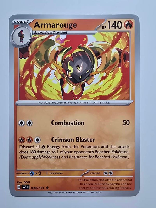 ARMAROUGE (SURGING SPARKS 034/191) (TRADING CARD)