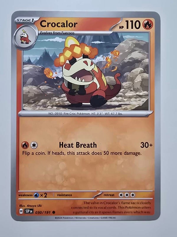 CROCALOR (SURGING SPARKS 030/191) (TRADING CARD)