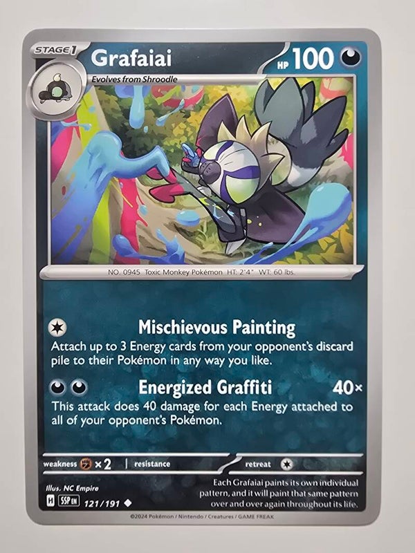 GRAFAIAI (SURGING SPARKS 121/191) (TRADING CARD)