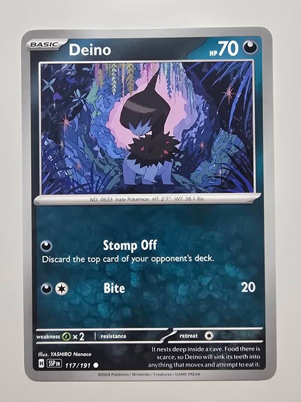 DEINO (SURGING SPARKS 117/191) (TRADING CARD)