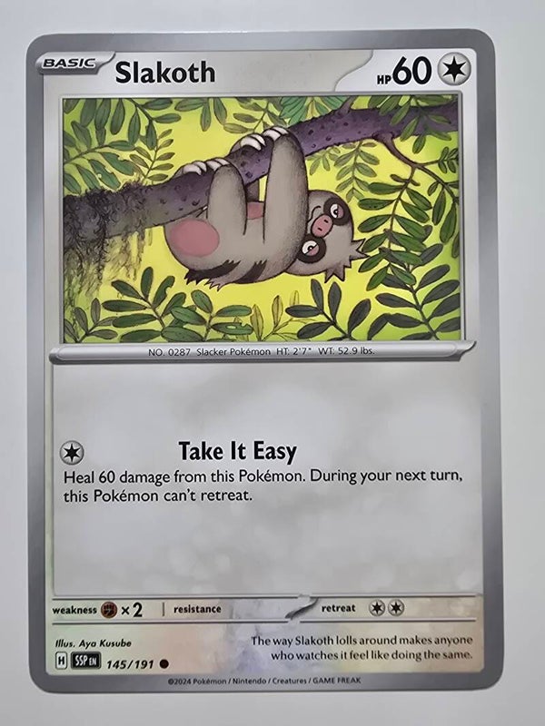 SLAKOTH (SURGING SPARKS 145/191) (TRADING CARD)