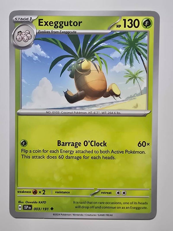 EXEGGUTOR (SURGING SPARKS 003/191) (TRADING CARD)