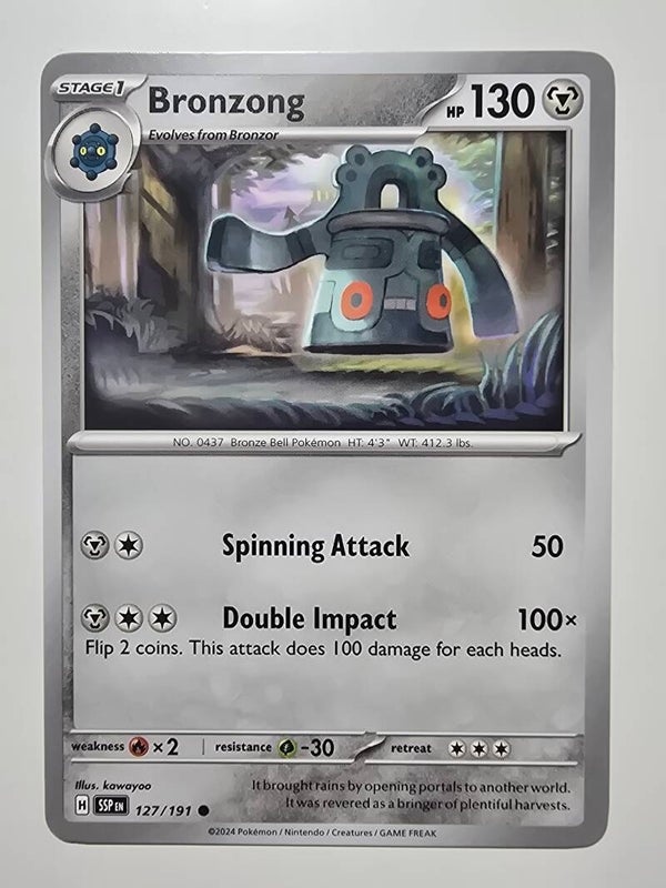 BRONZONG (SURGING SPARKS 127/191) (TRADING CARD)
