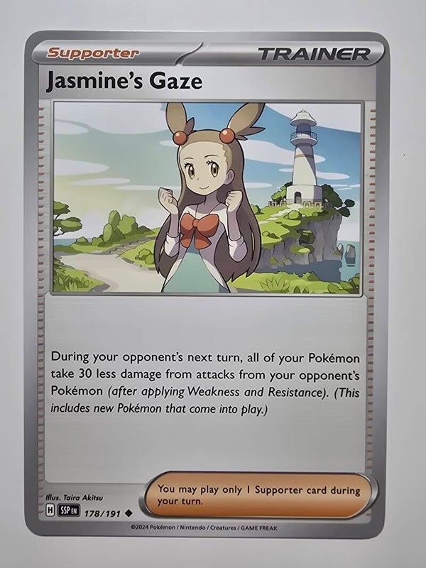 JASMINE'S GAZE (SURGING SPARKS 178/191) (TRADING CARD)