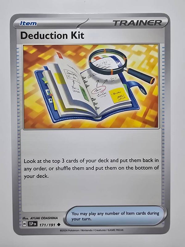 DEDUCTION KIT (SURGING SPARKS 171/191) (TRADING CARD)