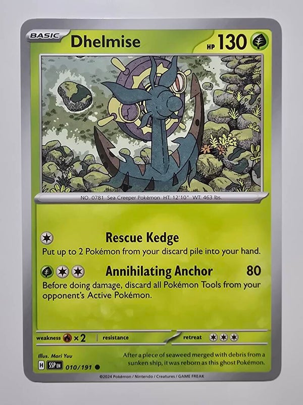 DHELMISE (SURGING SPARKS 010/191) (TRADING CARD)