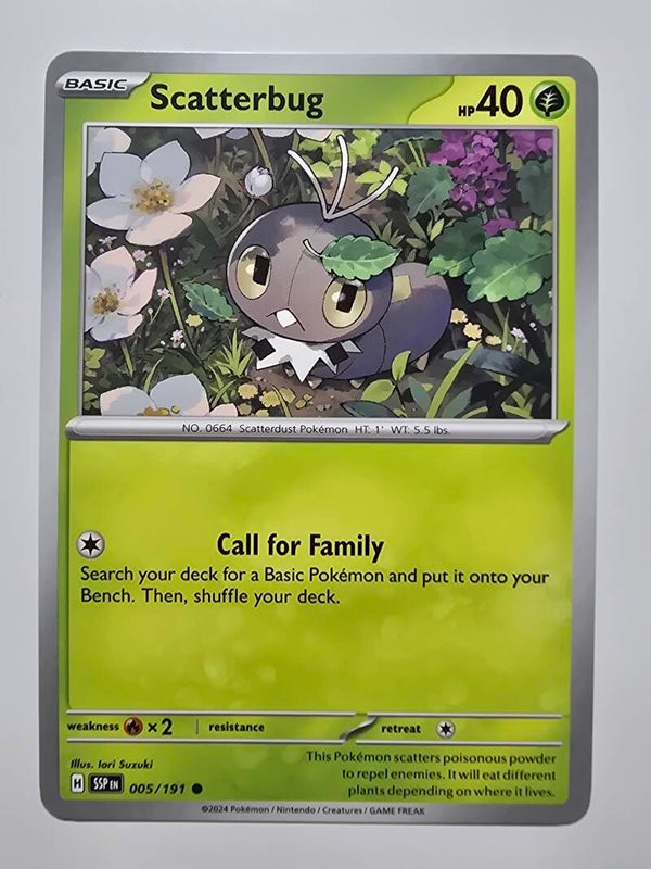 SCATTERBUG (SURGING SPARKS 005/191) (TRADING CARD)