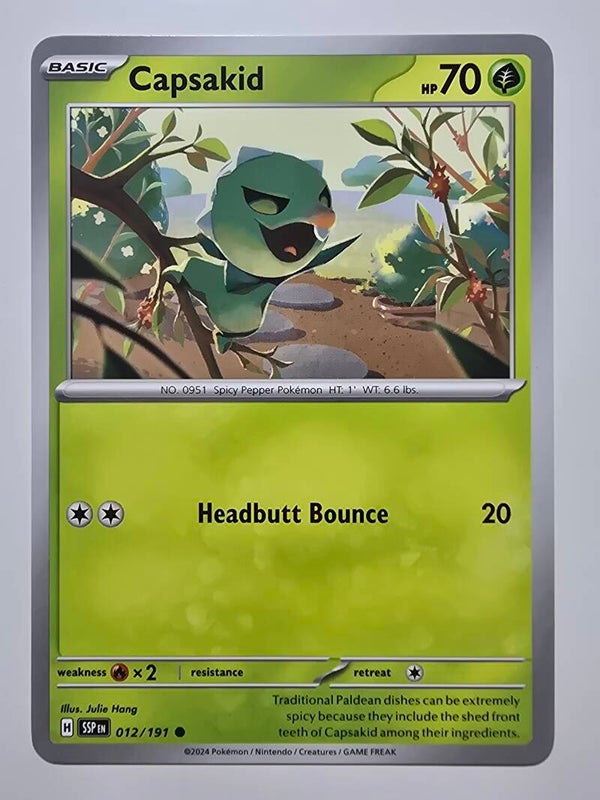 CAPSAKID (SURGING SPARKS 012/191) (TRADING CARD)