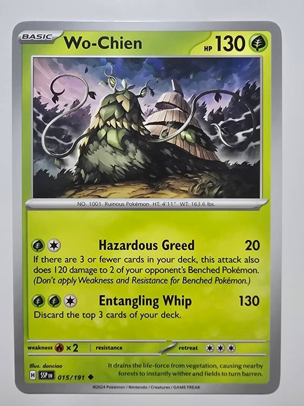 WO-CHIEN (SURGING SPARKS 015/191) (TRADING CARD)