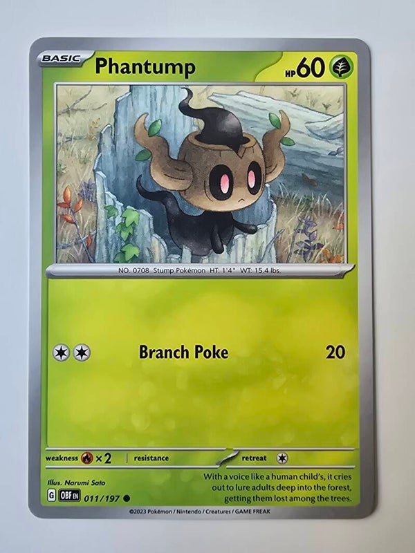 PHANTUMP (OBSIDIAN FLAMES 011/197) (POKÉMON) (TRADING CARD)