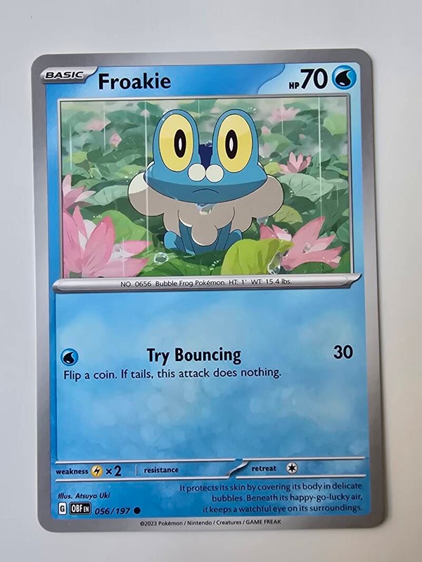 FROAKIE (OBSIDIAN FLAMES 056/197) (POKÉMON) (TRADING CARD)