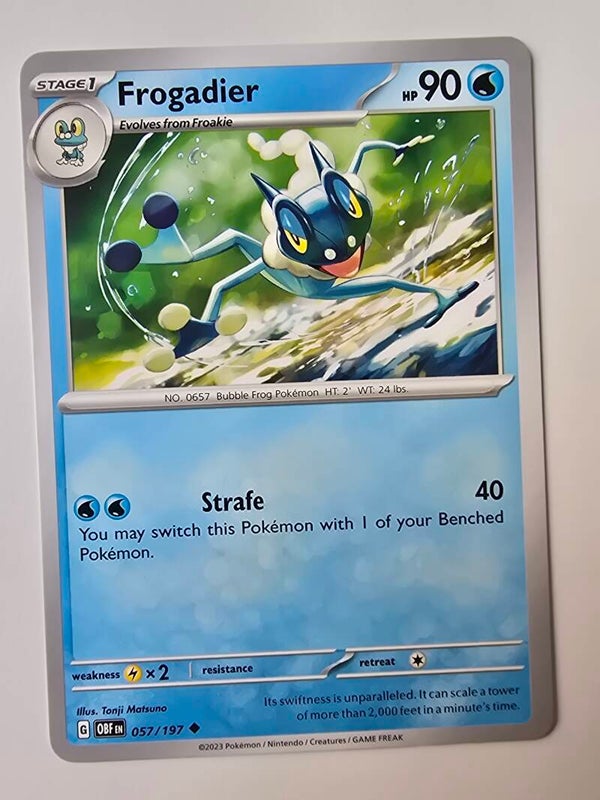 FROGADIER (OBSIDIAN FLAMES 057/197) (POKÉMON) (TRADING CARD)