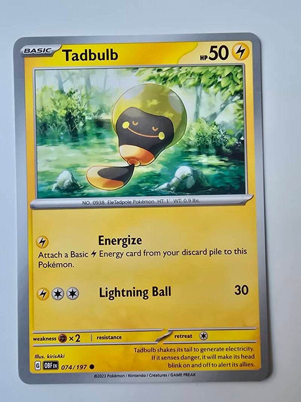 TADBULB (OBSIDIAN FLAMES 074/197) (POKÉMON) (TRADING CARD)