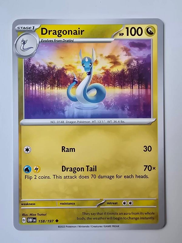 DRAGONAIR (OBSIDIAN FLAMES 158/197) (POKÉMON) (TRADING CARD)