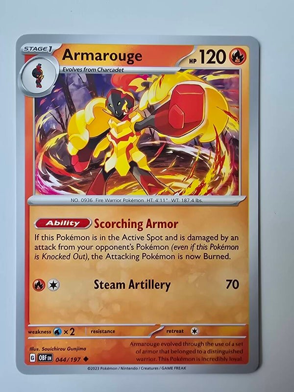 ARMAROUGE (OBSIDIAN FLAMES 044/197) (POKÉMON) (TRADING CARD)