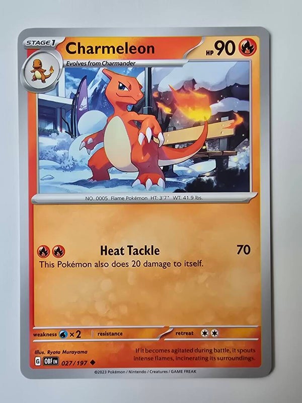 CHARMELEON (OBSIDIAN FLAMES 027/197) (POKÉMON) (TRADING CARD)