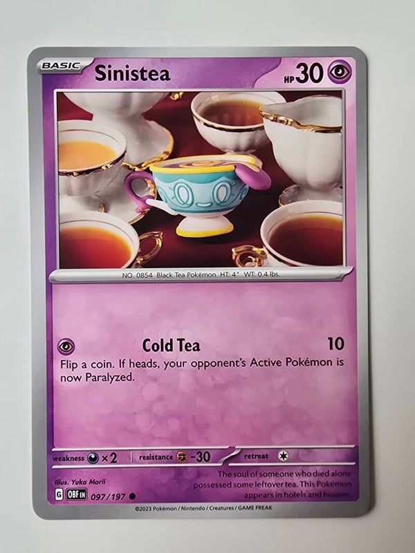 SINISTEA (OBSIDIAN FLAMES 097/197) (POKÉMON) (TRADING CARD)