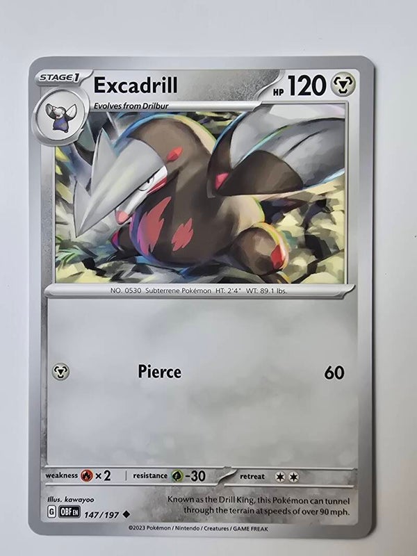 EXCADRILL (OBSIDIAN FLAMES 147/197) (POKÉMON) (TRADING CARD)