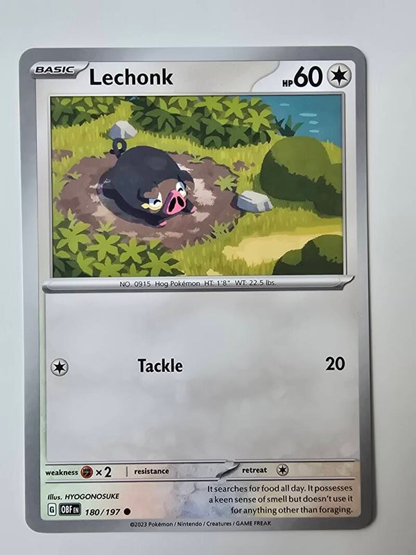 LECHONK (OBSIDIAN FLAMES 180/197) (POKÉMON) (TRADING CARD)