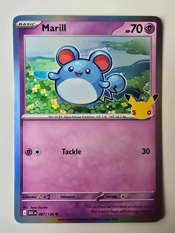 MARILL (30TH CELEBRATION 067/128) (POKÉMON) (TRADING CARD)