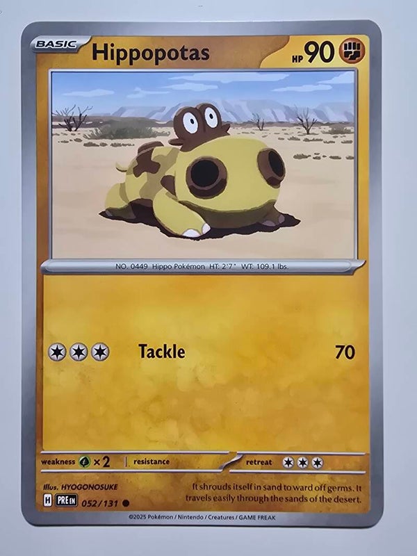 HIPPOPOTAS (PRISMATIC EVOLUTIONS 052/131) (POKÉMON) (TRADING CARD)