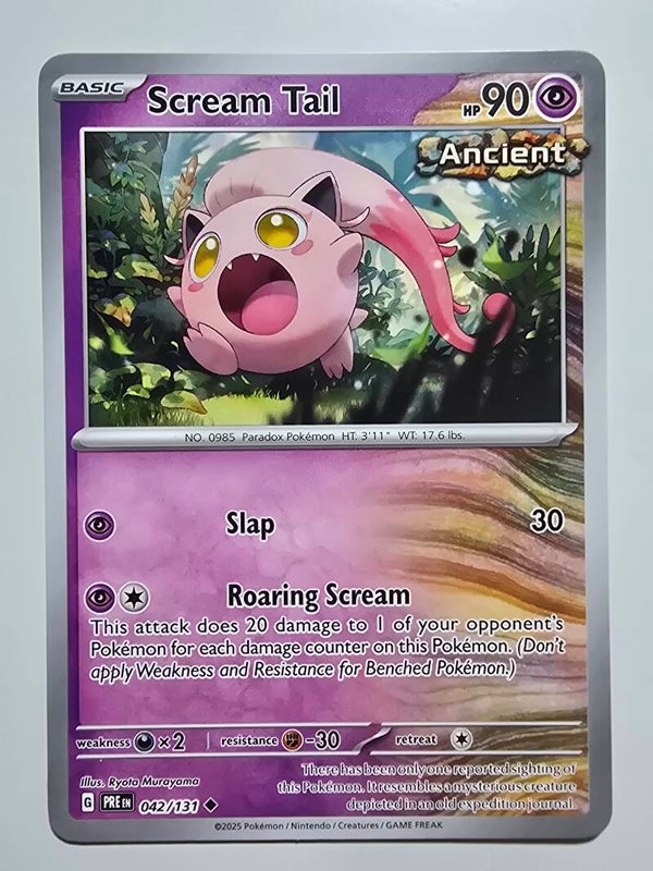 SCREAM TAIL (PRISMATIC EVOLUTIONS 042/131) (POKÉMON) (TRADING CARD)