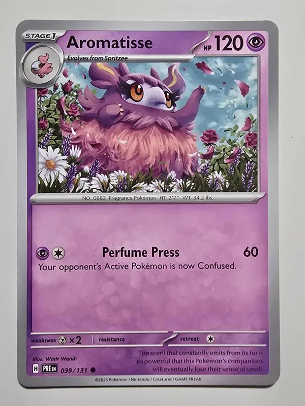 AROMATISSE (PRISMATIC EVOLUTIONS 039/131) (POKÉMON) (TRADING CARD)