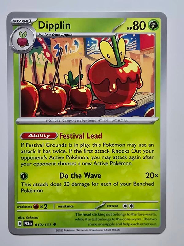 DIPPLIN (PRISMATIC EVOLUTIONS 010/131) (POKÉMON) (TRADING CARD)