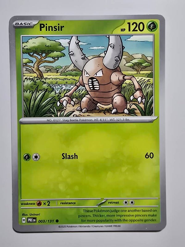 PINSIR (PRISMATIC EVOLUTIONS 003/131) (POKÉMON) (TRADING CARD)