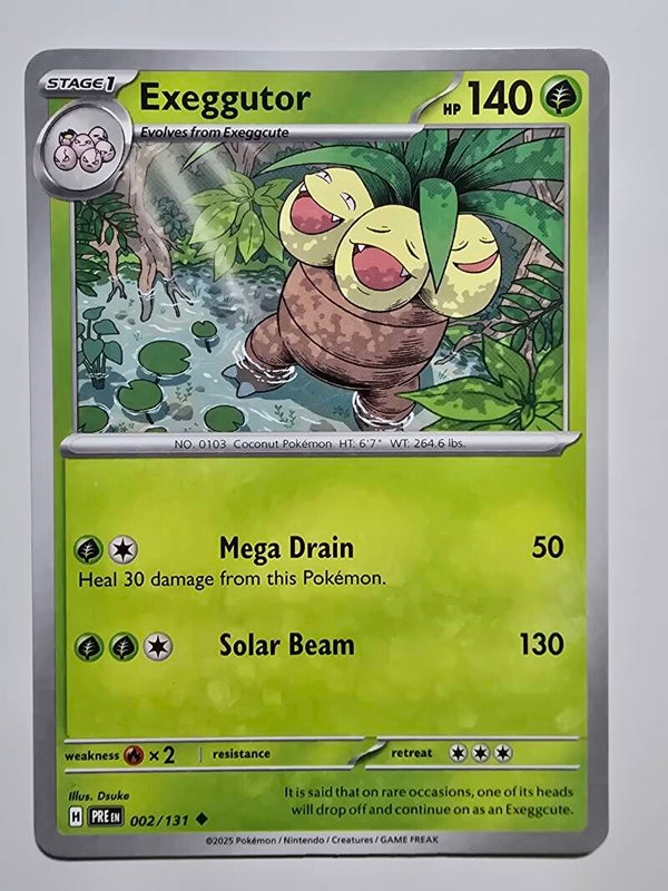 EXEGGUTOR (PRISMATIC EVOLUTIONS 002/131) (POKÉMON) (TRADING CARD)